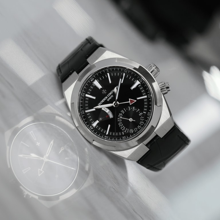 Overseas Dual Time Steel Black Dial 41mm Product Image 4
