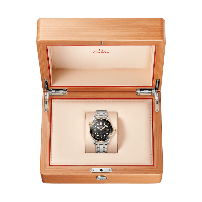 Seamaster Diver 300m Yellow Gold & Steel Black Dial 42mm Product Image 5