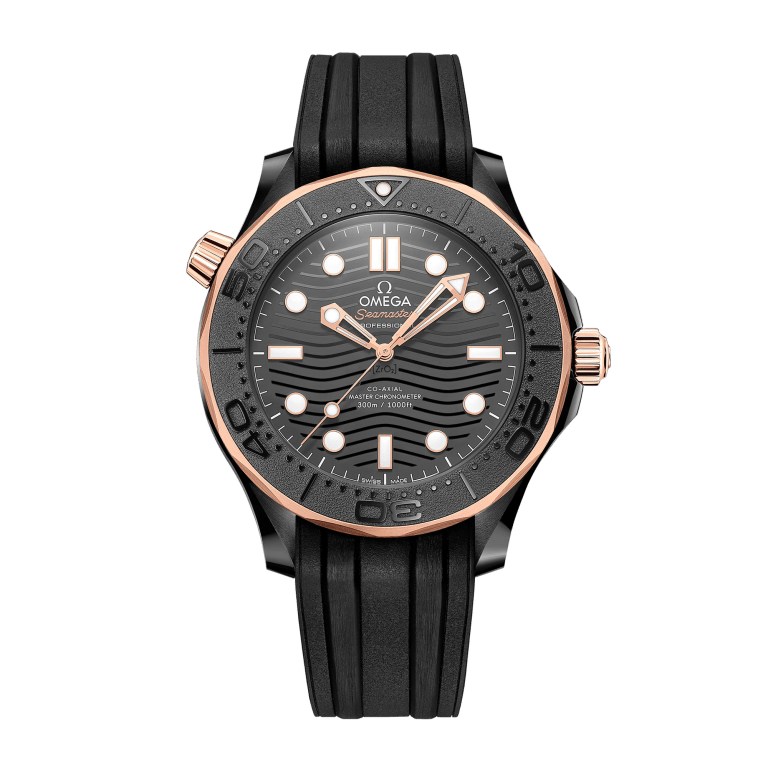 Seamaster Diver 300m Rose Gold & Ceramic Black Dial 43mm Product Image 1