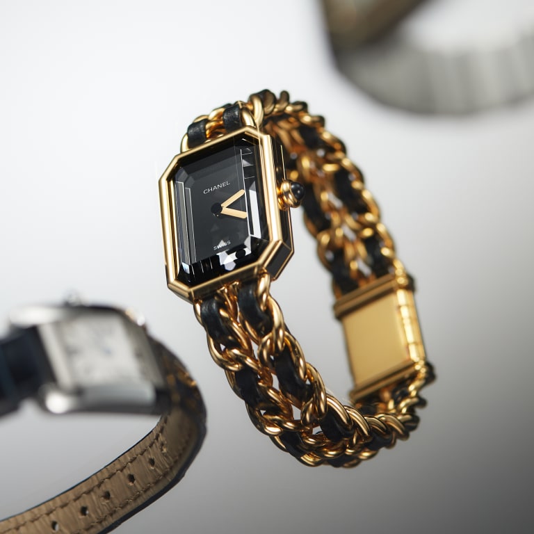 Premiere Medium Yellow Gold Plated & Steel Black Dial 20mm Product Image 10
