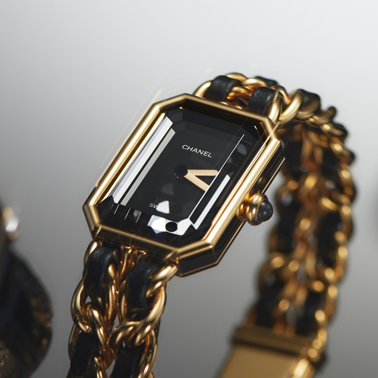 Premiere Medium Yellow Gold Plated & Steel Black Dial 20mm Product Image 11