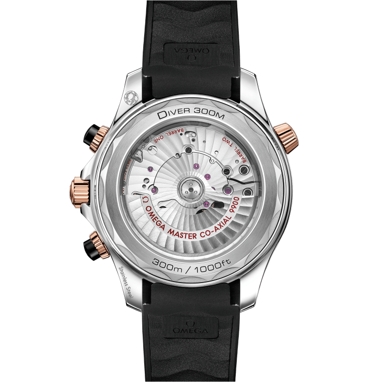 Seamaster Diver 300m Chronograph Rose Gold & Steel Black Dial 44mm Product Image 2