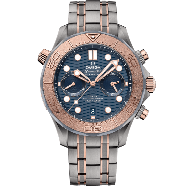 Seamaster Diver 300m Chronograph Rose Gold Tantalum & Titanium Blue Dial 44mm Product Image 1