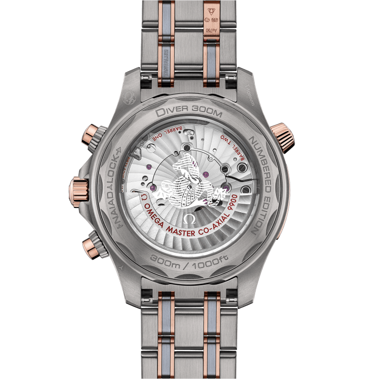 Seamaster Diver 300m Chronograph Rose Gold Tantalum & Titanium Blue Dial 44mm Product Image 2