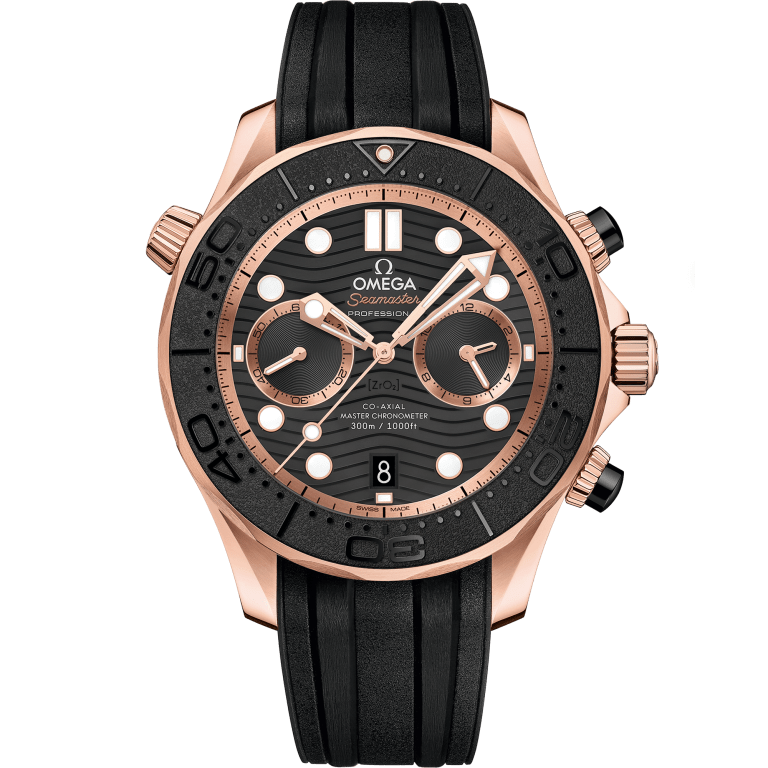 Seamaster Diver 300m Chronograph Rose Gold & Ceramic Black Dial 44mm Product Image 1