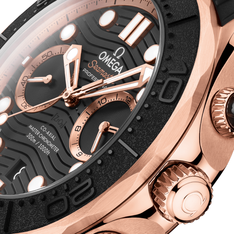 Seamaster Diver 300m Chronograph Rose Gold & Ceramic Black Dial 44mm Product Image 3