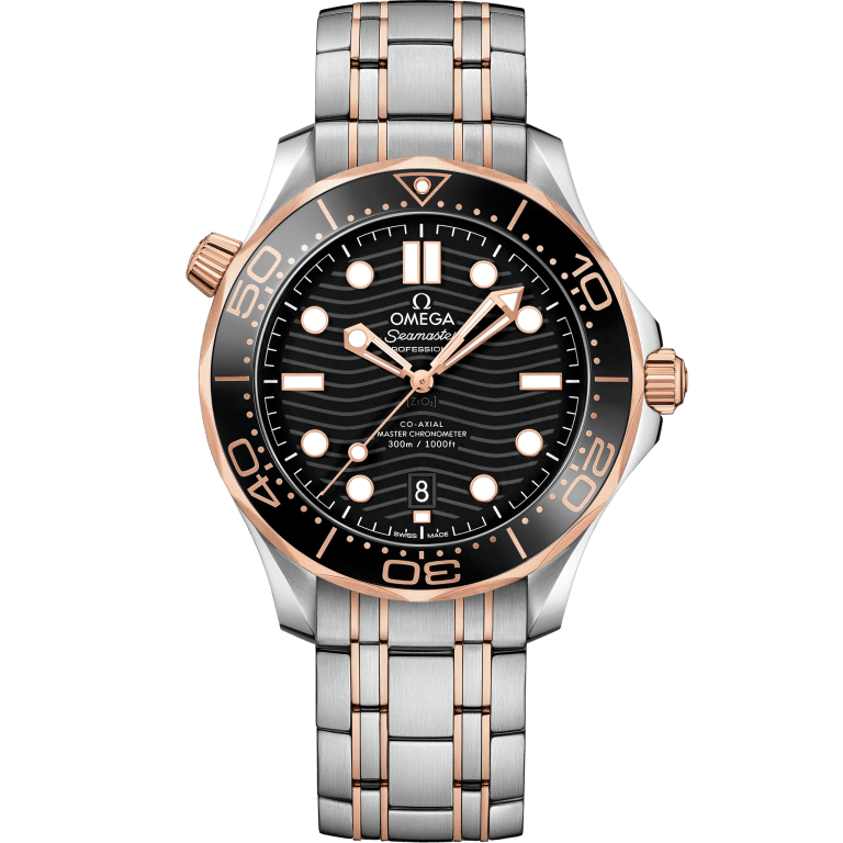 Seamaster Diver 300m Rose Gold & Steel Black Dial 42mm Product Image 1