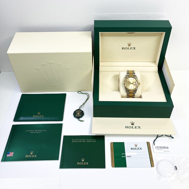 Datejust Yellow Gold & Steel Champagne Dial 36mm Product Image 5
