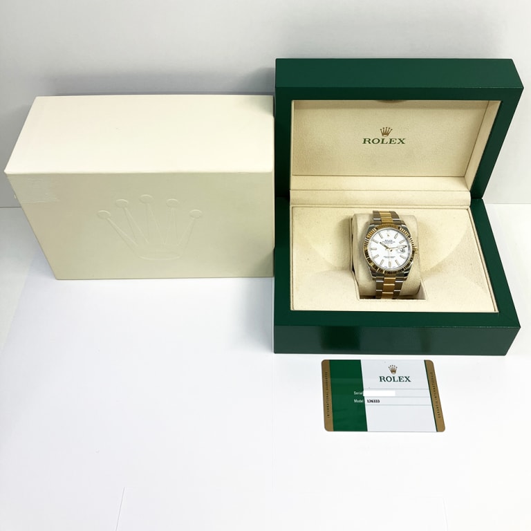 Datejust Yellow Gold & Steel White Dial 41mm Product Image 5