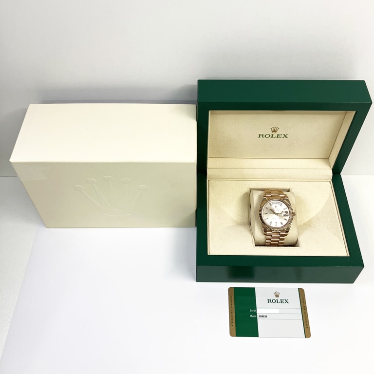 Day-Date Rose Gold Grey Diamond Dial 40mm Product Image 5