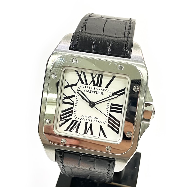 Santos de Cartier Steel Silver Dial 41mm Product Image 3