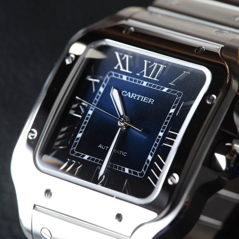 Santos de Cartier Steel Blue Dial 40mm Product Image 3