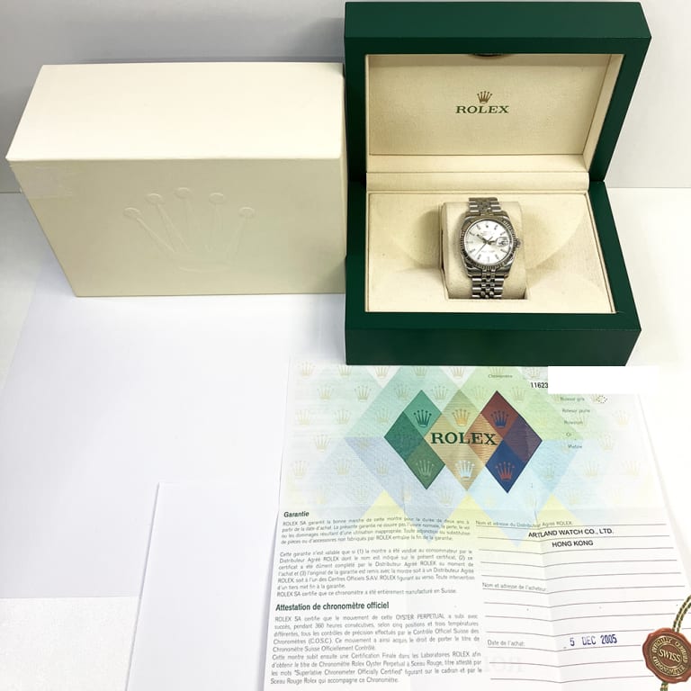 Datejust Steel Jubilee Silver Dial 36mm Product Image 5
