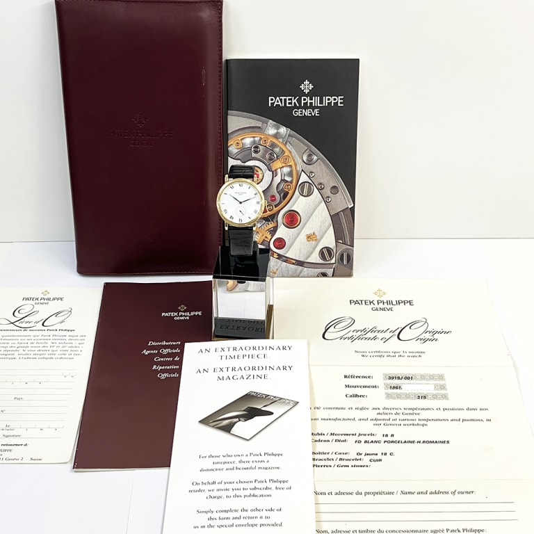 Calatrava Yellow Gold White Dial 33mm Product Image 7