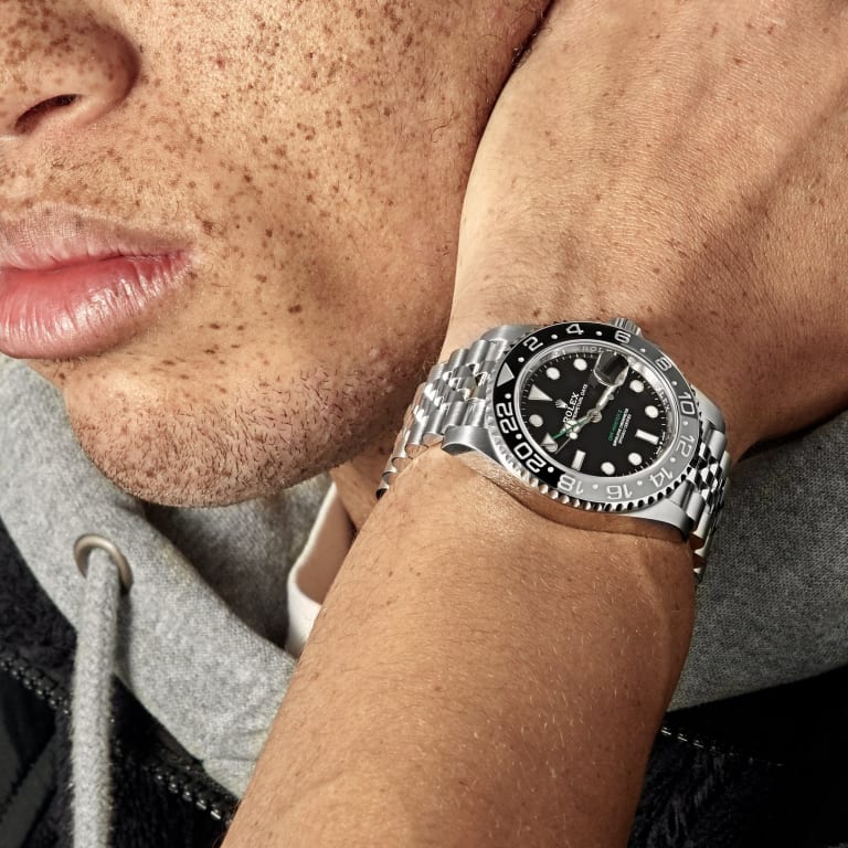 GMT-Master II "Bruce Wayne" Steel Jubilee Black Dial 40mm Product Image 8