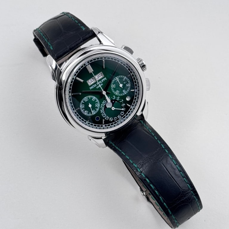 Perpetual Calendar Chronograph Platinum Green Dial 41mm Product Image 1