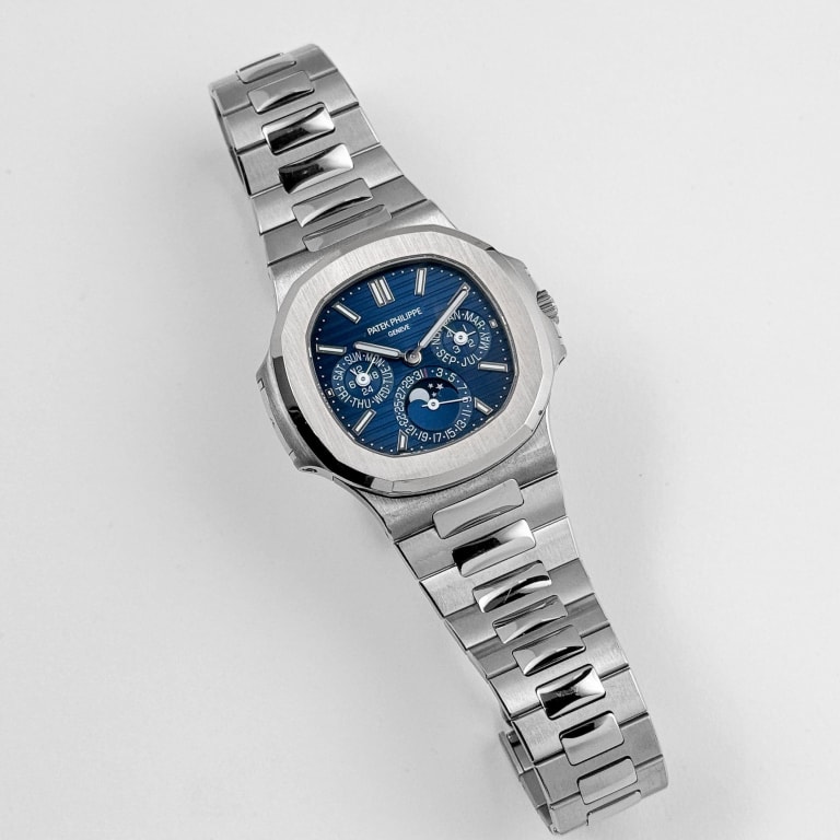 Nautilus Perpetual Calendar White Gold Blue Dial 40mm Product Image 1