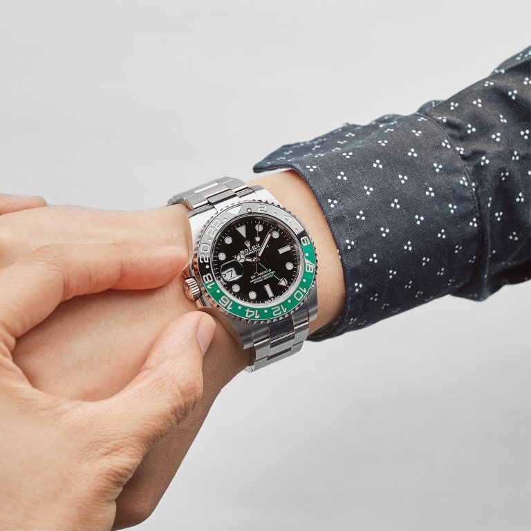 GMT-Master II Steel Black Dial "Sprite" 40mm Product Image 12