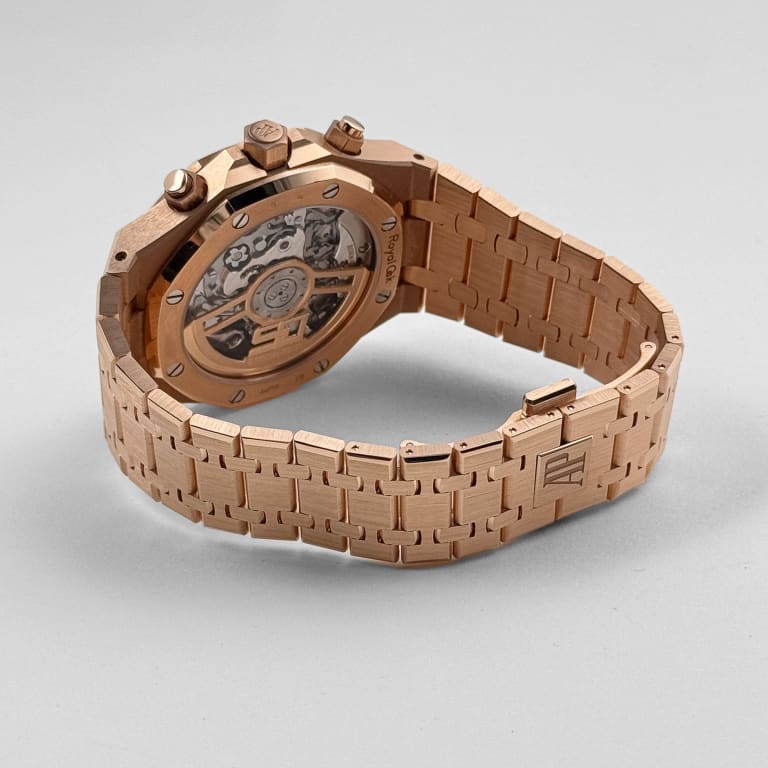 Royal Oak Chronograph "50th Anniversary" Rose Gold Blue Dial 41mm Product Image 7