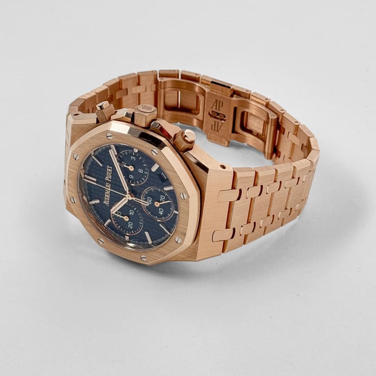 Royal Oak Chronograph "50th Anniversary" Rose Gold Blue Dial 41mm Product Image 2