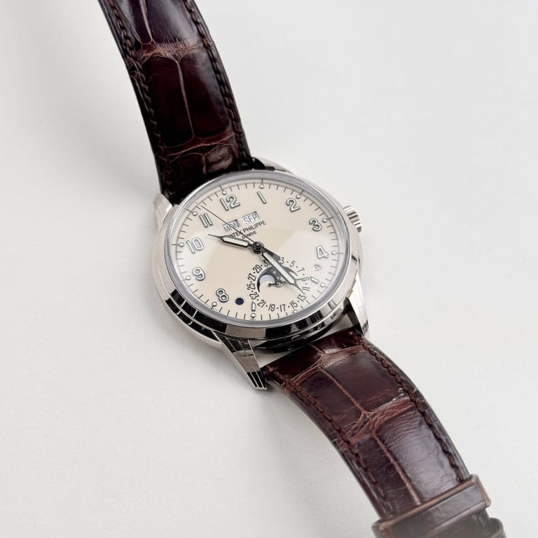 Perpetual Calendar White Gold White Dial 40mm Product Image 1