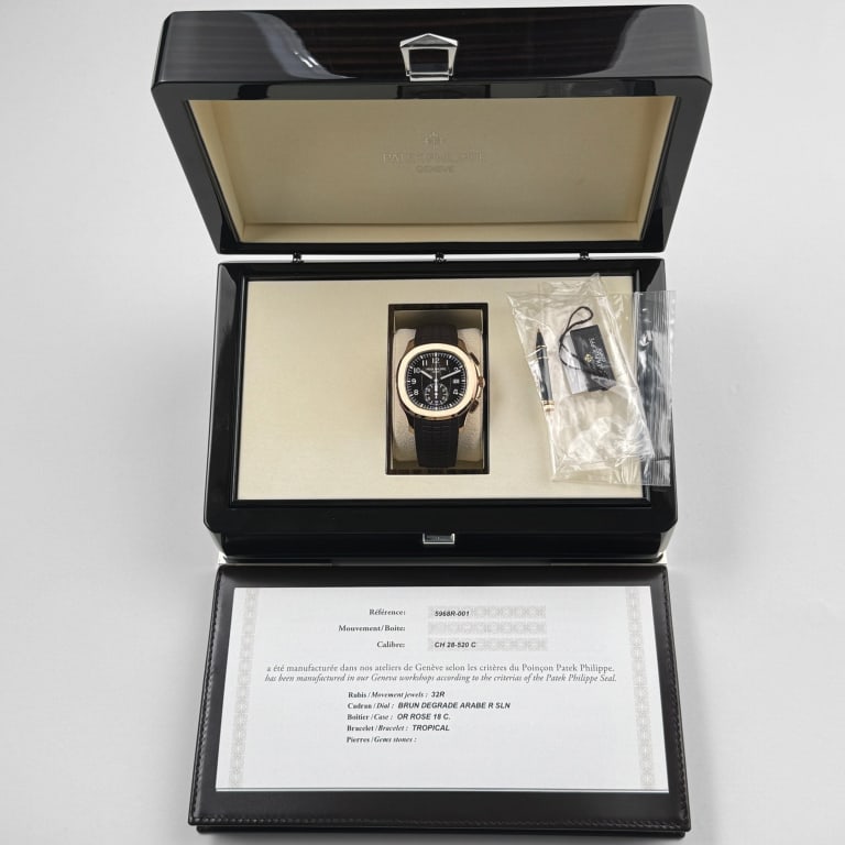 Aquanaut Chronograph Rose Gold Brown Dial 42mm Product Image 10
