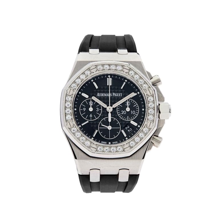 Royal Oak Offshore Lady Chronograph Steel Diamond Black Dial 37mm Product Image 4