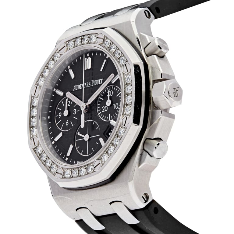 Royal Oak Offshore Lady Chronograph Steel Diamond Black Dial 37mm Product Image 1