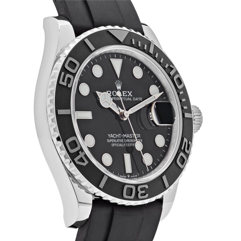 Yacht-Master White Gold Oysterflex Black Dial 42mm Product Image 2