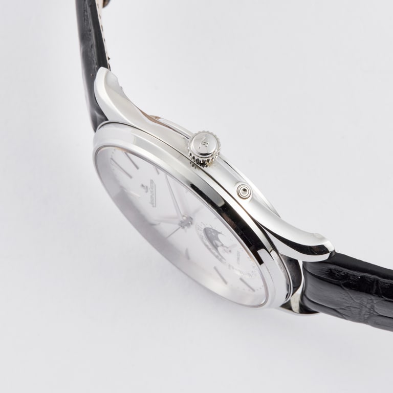 Master Ultra Thin Moonphase Steel Silver Dial 39mm Product Image 2