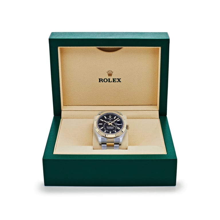 Sky-Dweller Yellow Gold & Steel Black Dial 42mm Product Image 5