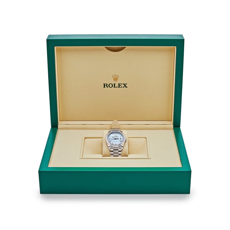 Day-Date Platinum Blue Dial 36mm Product Image 5