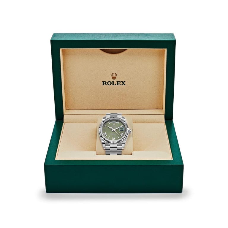 Day-Date White Gold Green Dial 40mm Product Image 4