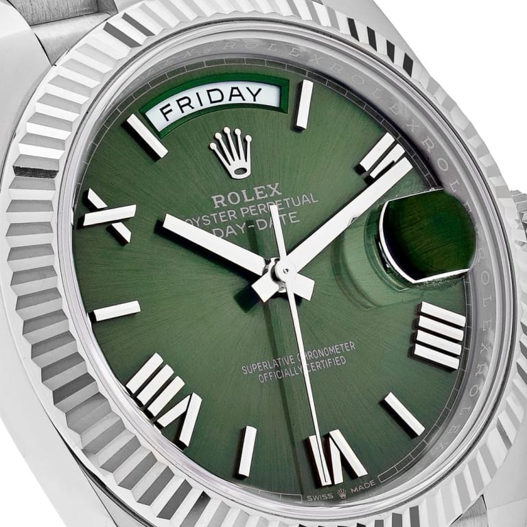 Day-Date White Gold Green Dial 40mm Product Image 2