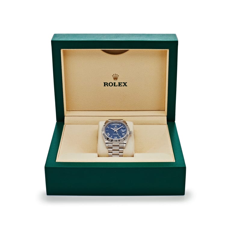 Day-Date White Gold Blue Dial 40mm Product Image 4