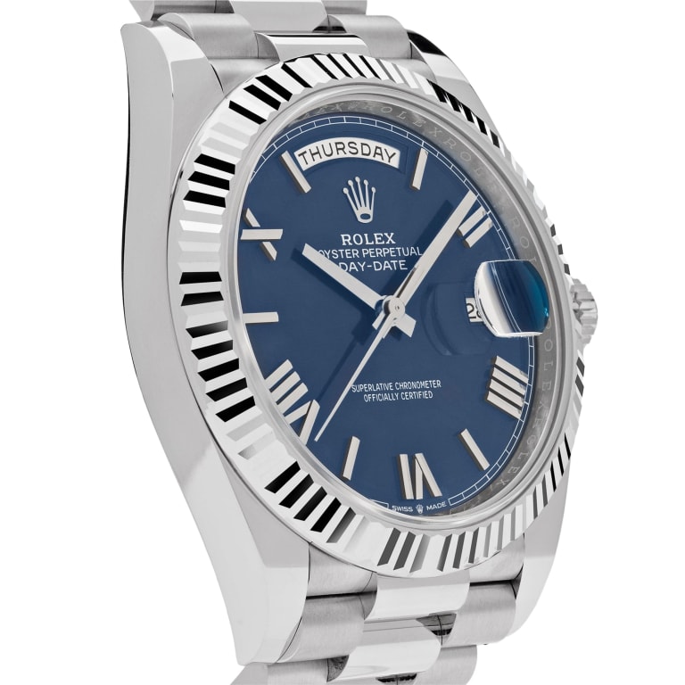Day-Date White Gold Blue Dial 40mm Product Image 2