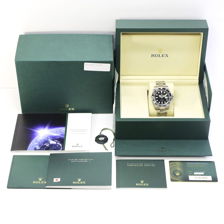GMT-Master II "Bruce Wayne" Steel Black Dial 40mm Product Image 8