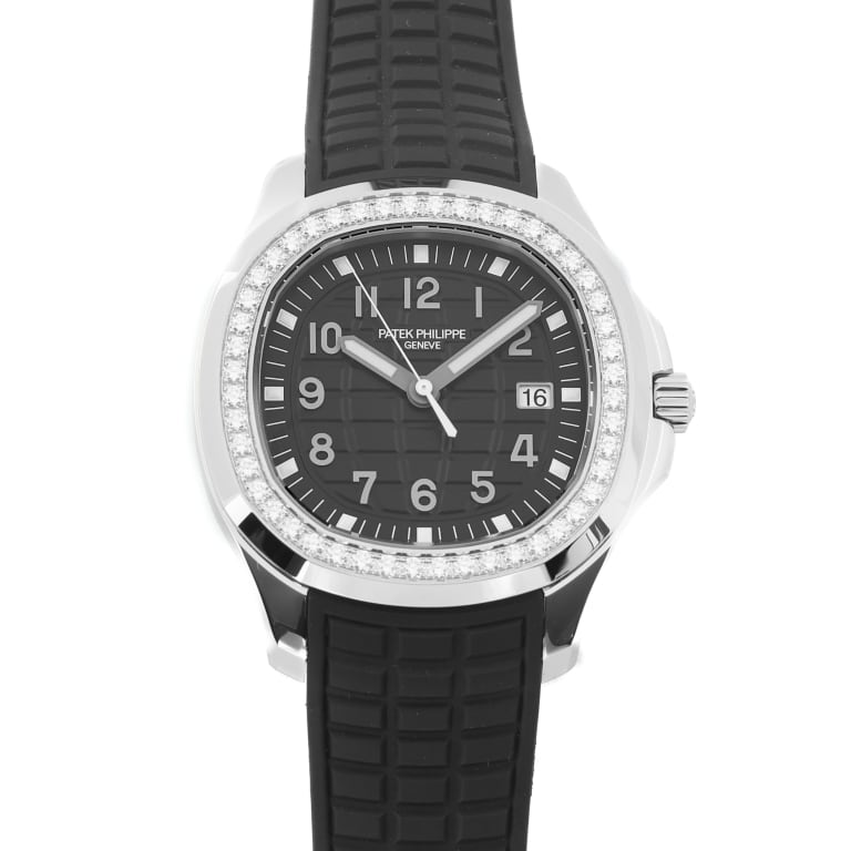 Aquanaut Luce Quartz Steel Diamond Black Dial 38mm Product Image 1
