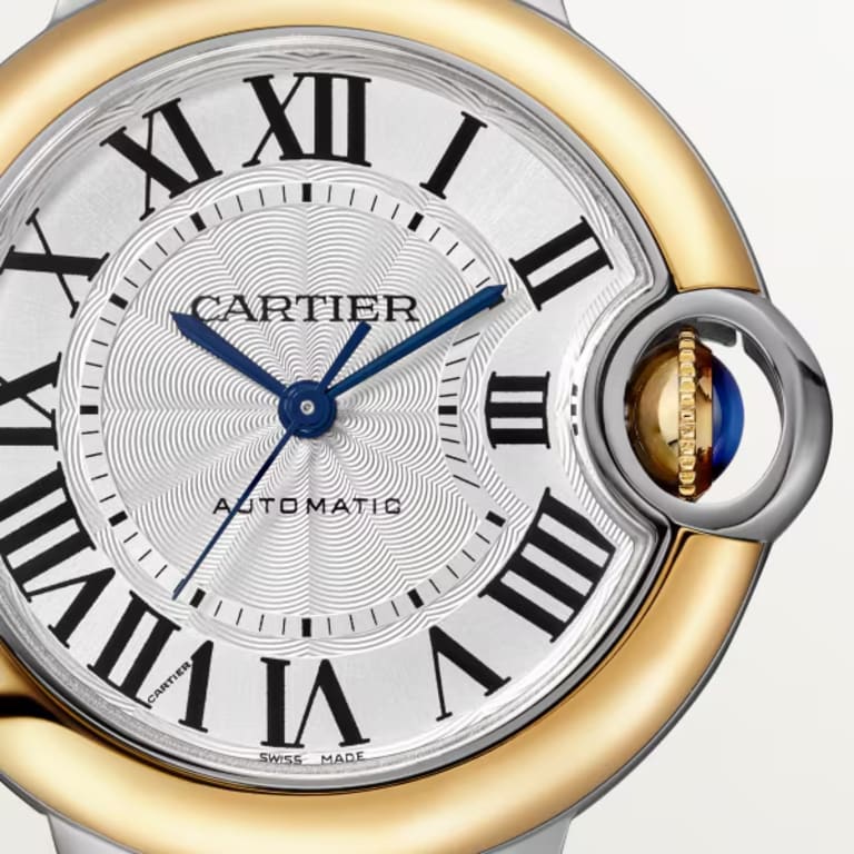 Ballon Bleu de Cartier Yellow Gold & Steel Silver Dial 33mm Product Image 1
