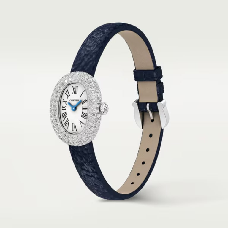 Baignoire de Cartier White Gold Diamond Silver Dial 24mm Product Image 2