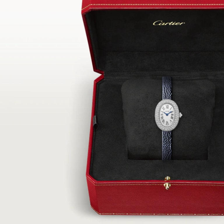 Baignoire de Cartier White Gold Diamond Silver Dial 24mm Product Image 4