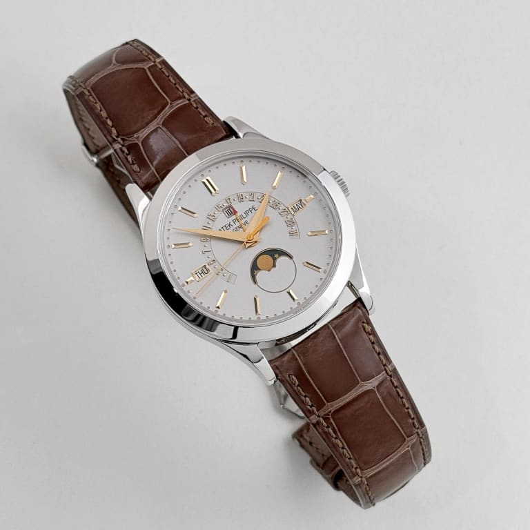Perpetual Calendar Platinum Silver Dial 39mm Product Image 1