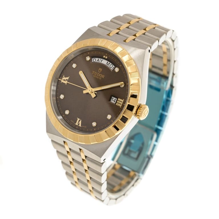 Royal Day-Date Yellow Gold & Steel Brown Dial 41mm Product Image 2