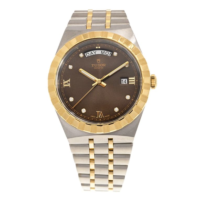 Royal Day-Date Yellow Gold & Steel Brown Dial 41mm Product Image 1