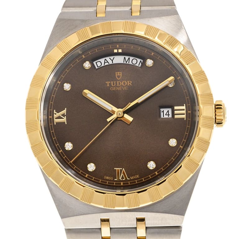 Royal Day-Date Yellow Gold & Steel Brown Dial 41mm Product Image 3