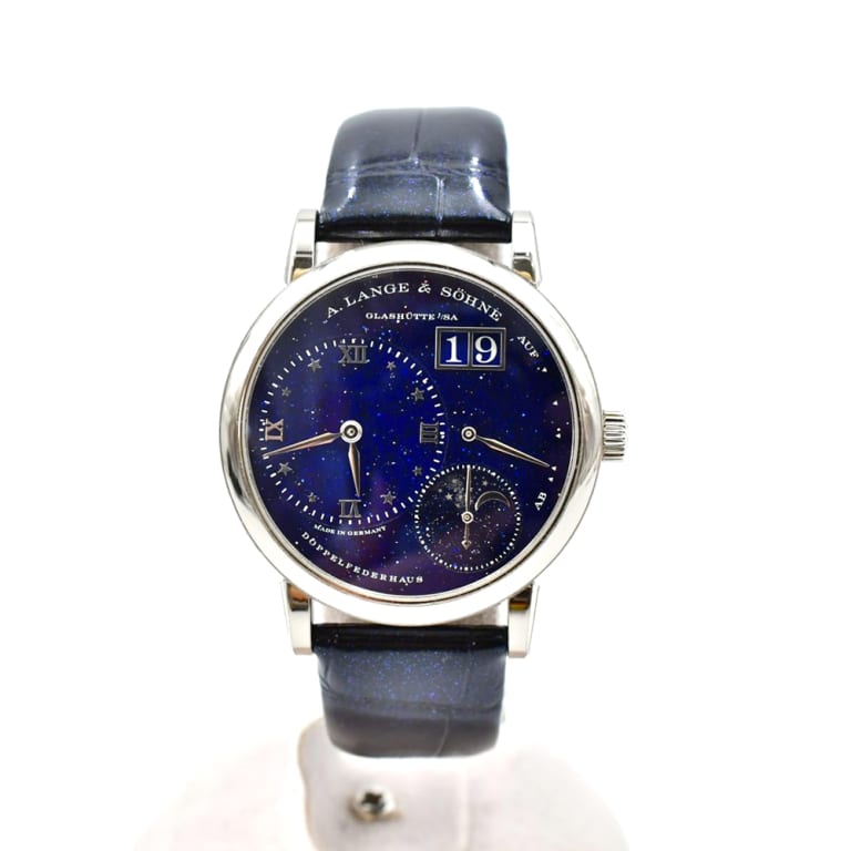 Lange 1 Moonphase White Gold Blue Dial 36mm Product Image 1