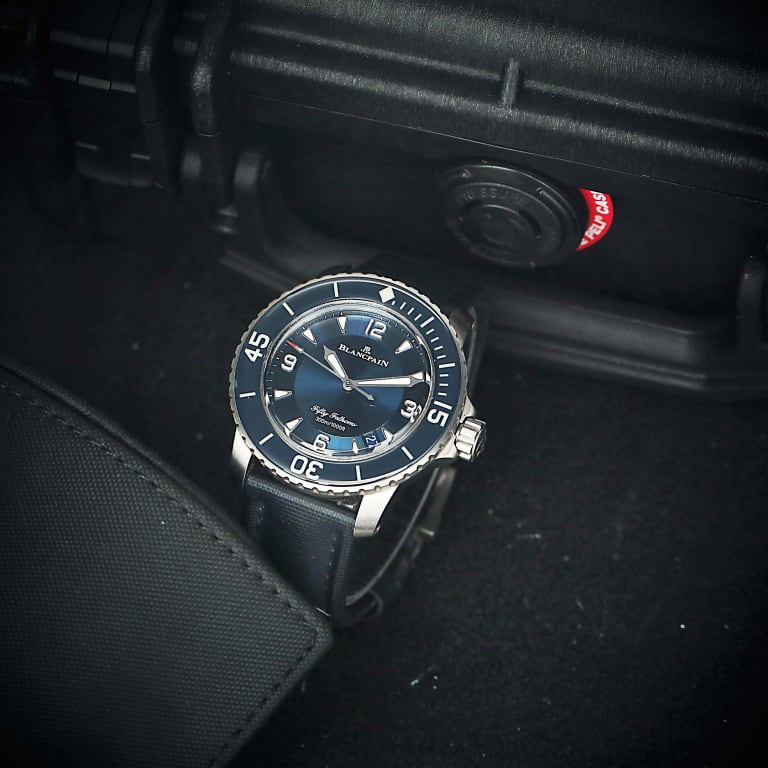 Fifty Fathoms Automatique Titanium Blue Dial 45mm Product Image 1