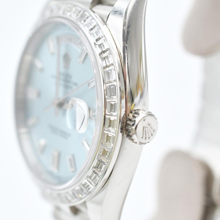 Day-Date Platinum Diamond Blue Dial 40mm Product Image 3