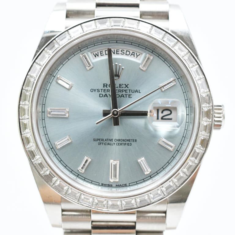 Day-Date Platinum Diamond Blue Dial 40mm Product Image 2