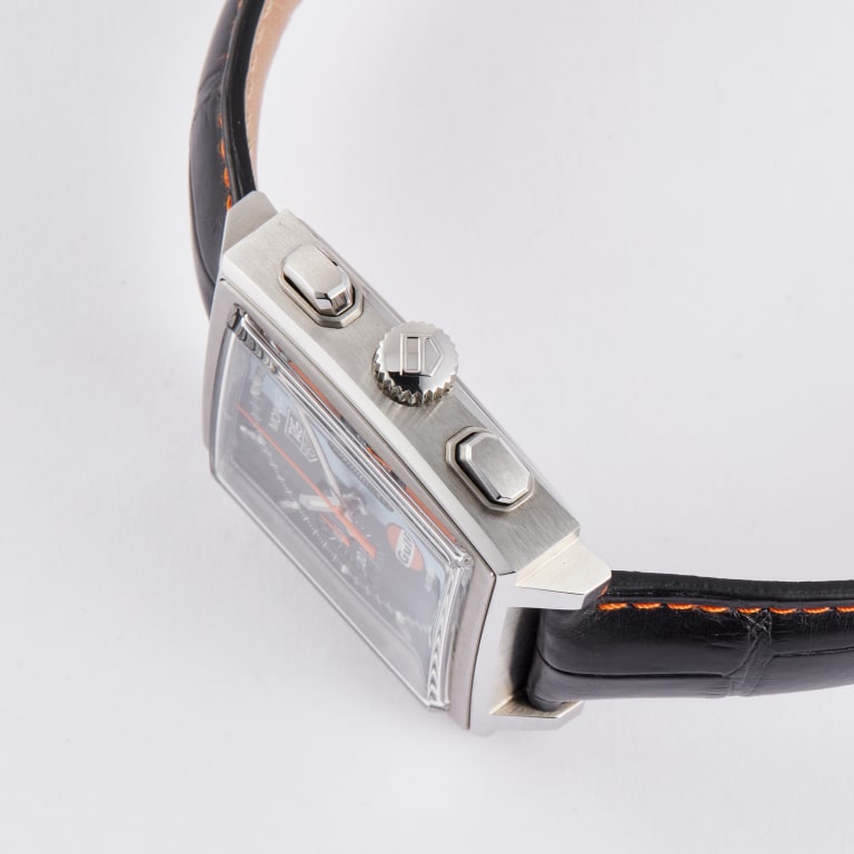 Monaco Gulf Steel Black Dial 38mm Limited Edition Product Image 2